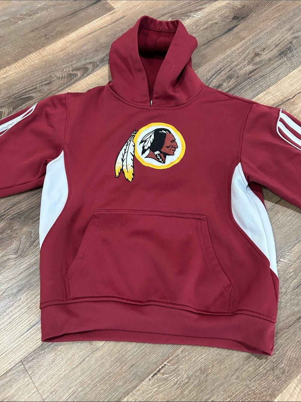 Washington Redskins Hoodie Youth Large (12-14). Burgundy/Gold - Picture 3 of 10